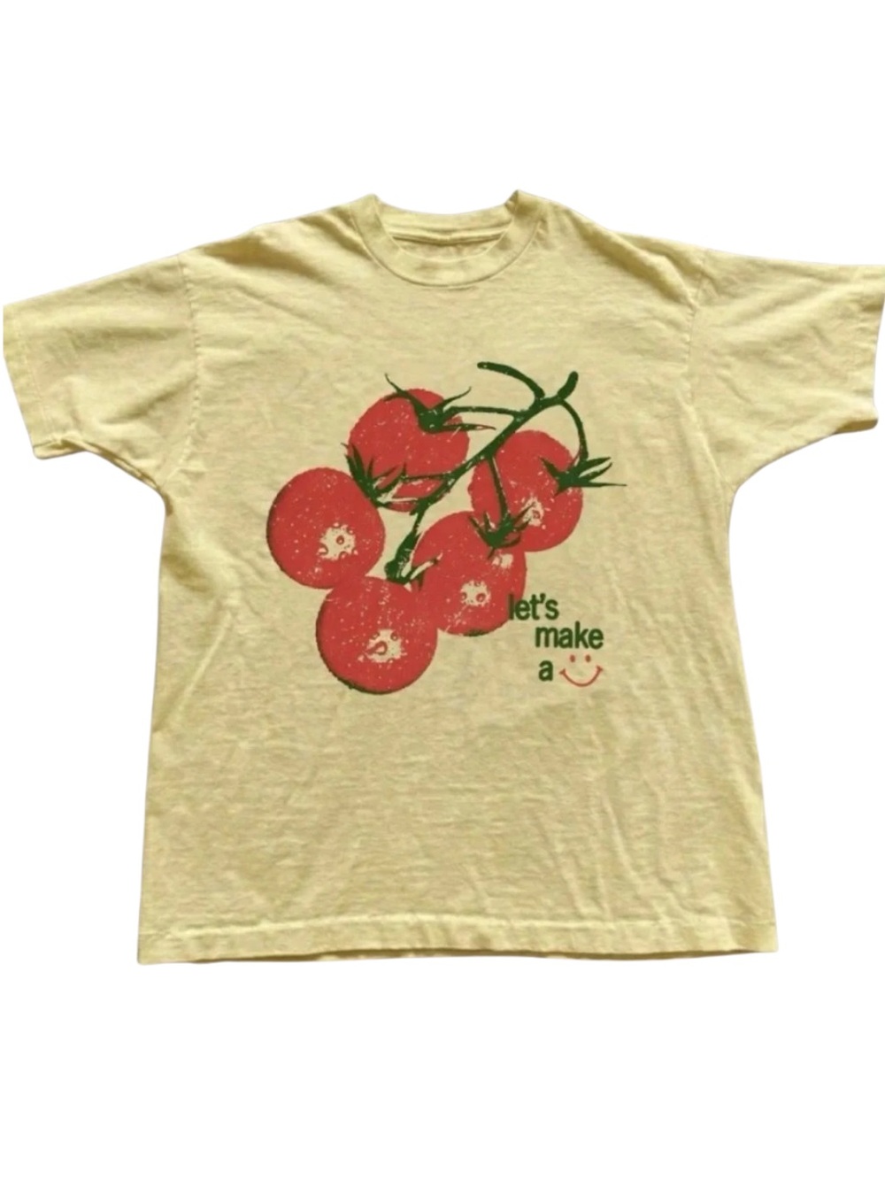 Gildan Yellow Tomato Graphic Tee - Let’s Make a Smile